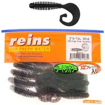 Мягкая приманка G-Tail Grub 3"# 060 Onga River Moneybait 9 шт купить,NaN