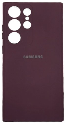 Чехол OEM для Samsung Galaxy S23 Ultra бордовый купить,520