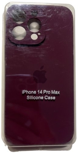 Чехол Для Apple iPhone 14 Pro Max бордовый купить,470