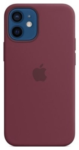 Чехол Silicone Case для Apple iPhone 12/12 Pro бордовый купить,658