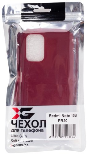 Чехол X-Game XG-PR20 для Xiaomi Redmi Note 10S бордовый - ForteMarket Чехол X-Game XG-PR20 для Xiaomi Redmi Note 10S бордовый купить,0