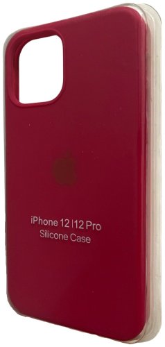 Чехол Silicone Case 12p002 для Apple iPhone 12 бордовый купить,812