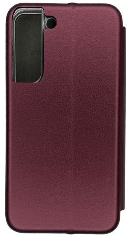 Чехол Yotrix FolioCase Plain для Samsung Galaxy S22 бордовый купить,876