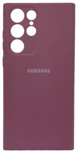 Чехол OEM для Samsung Galaxy S22 Ultra бордовый купить,500