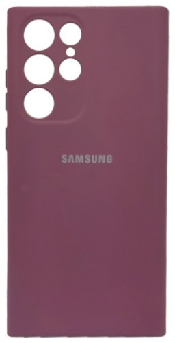 Чехол OEM для Samsung Galaxy S22 Ultra бордовый купить,500