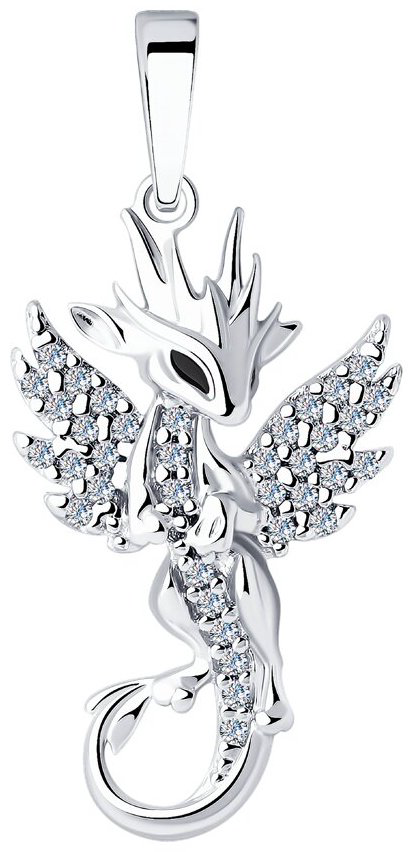 Подвеска SOKOLOV 94033209-91 вес 1.82 г серебро, эмаль купить,NaN