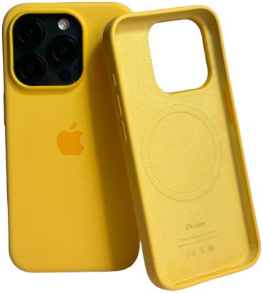 Чехол Для Apple iPhone 15 Pro желтый купить,7489