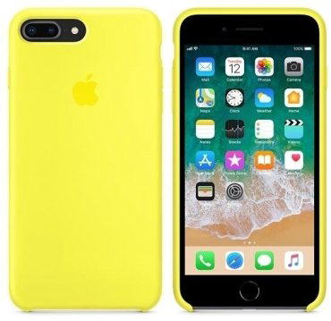 Чехол Im-Case Однотонный для Apple iPhone 7+/8+ желтый купить,550