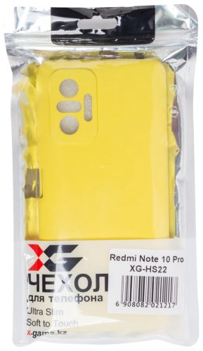 Чехол X-Game XG-HS22 для Redmi Note 10S желтый купить,NaN