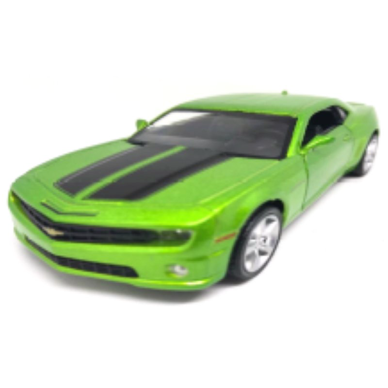 Металлическая машинка Ideal 006034 Chevrolet Camaro зеленая