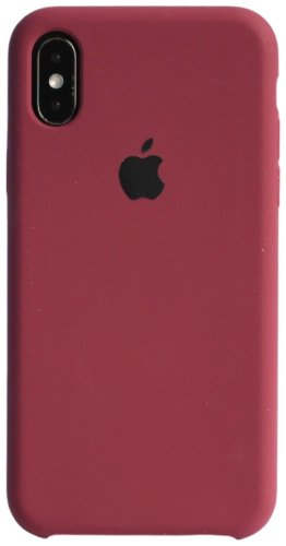 Чехол Для Apple iPhone X, iPhone Xs бордовый купить,653