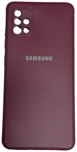 Чехол Для Samsung Galaxy A51 бордовый купить,884