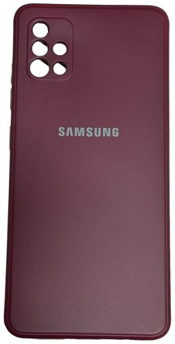 Чехол Для Samsung Galaxy A51 бордовый купить,884