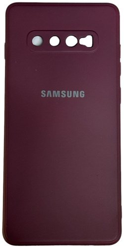 Чехол Для Samsung Galaxy S10+ бордовый купить,900