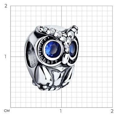 Подвеска SOKOLOV 95030261 вес 3.46 г серебро, фианит купить,NaN