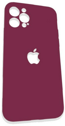 Чехол Silicone Case для iPhone 13 Pro Max бордовый