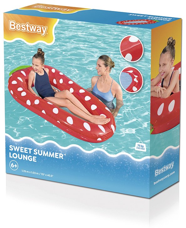 Матрас для подростков Bestway кол-во мест: 1, красный купить,NaN
