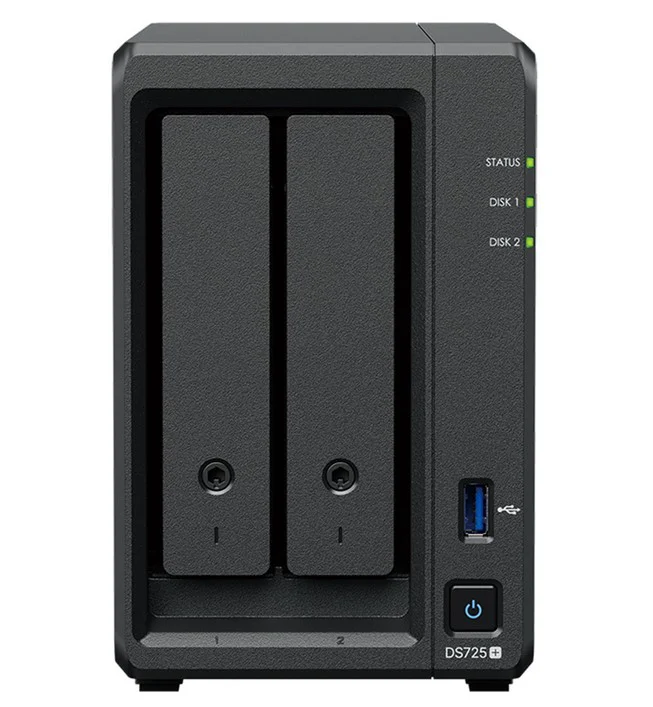 Сетевой накопитель Synology DiskStation DS725+ 15-130102441 без дисков Black купить,NaN