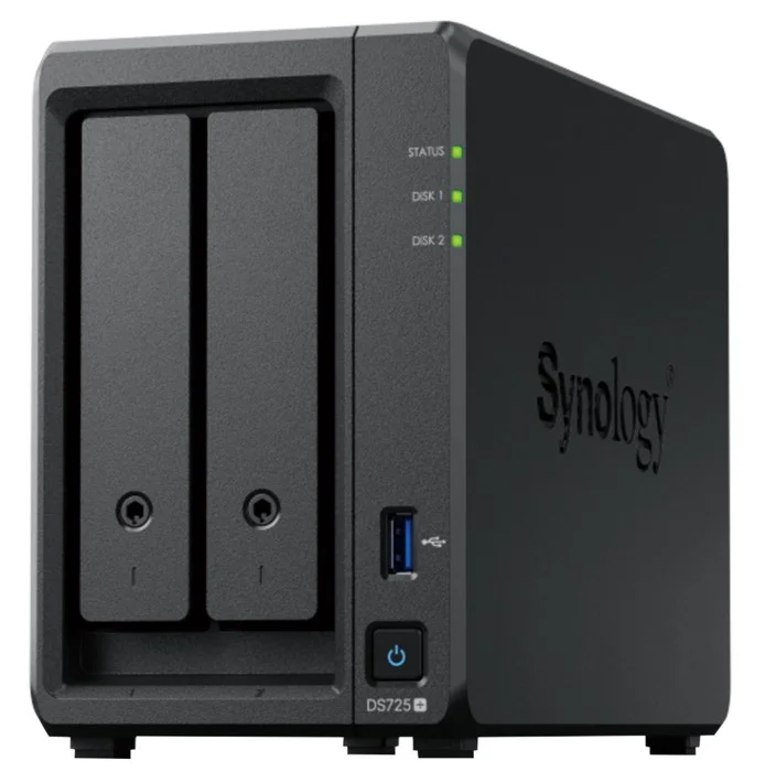 Сетевой накопитель Synology DiskStation DS725+ 15-130102441 без дисков Black купить,NaN