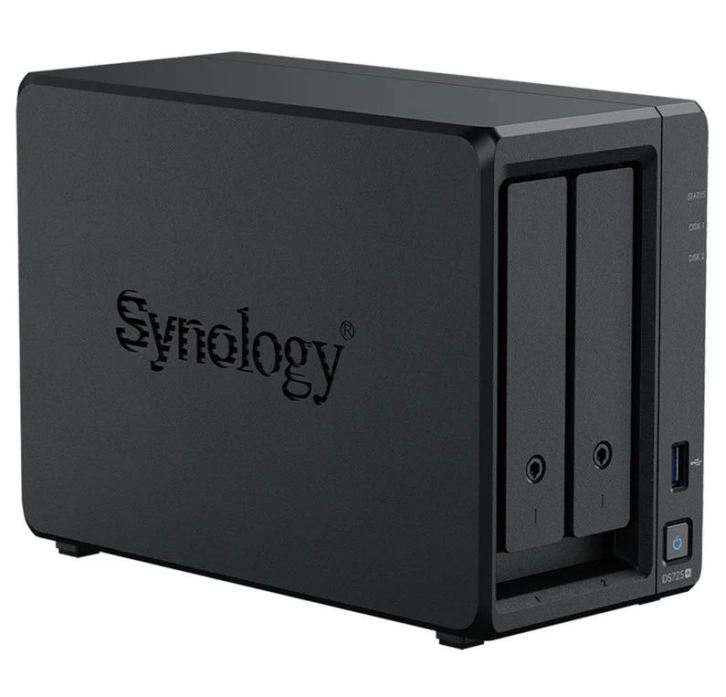 Сетевой накопитель Synology DiskStation DS725+ 15-130102441 без дисков Black купить,NaN