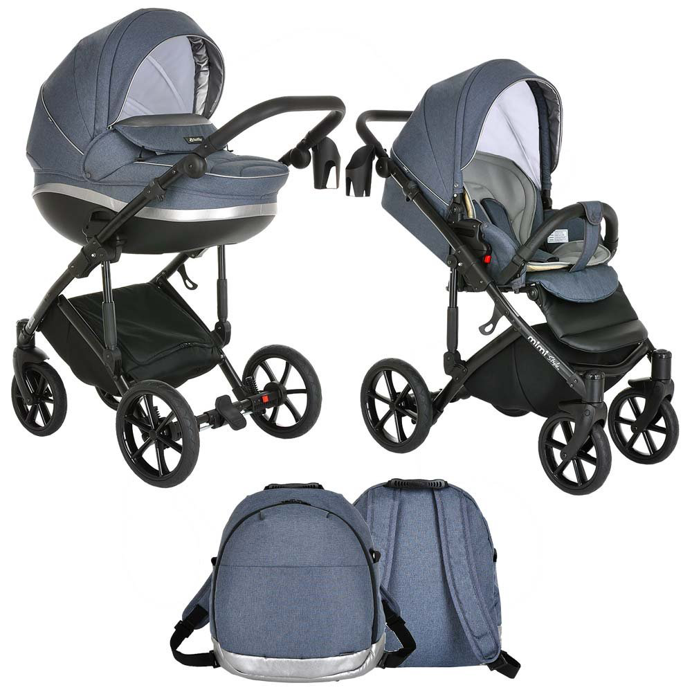 Коляска  2в1 Tutis Mimi Style 2021  060 Obsidian  купить,NaN