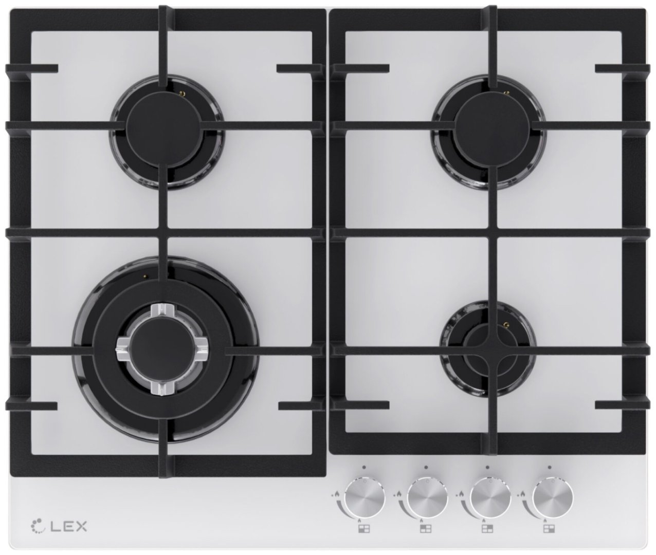Варочная поверхность LEX GVG 645 WH белый купить,NaN