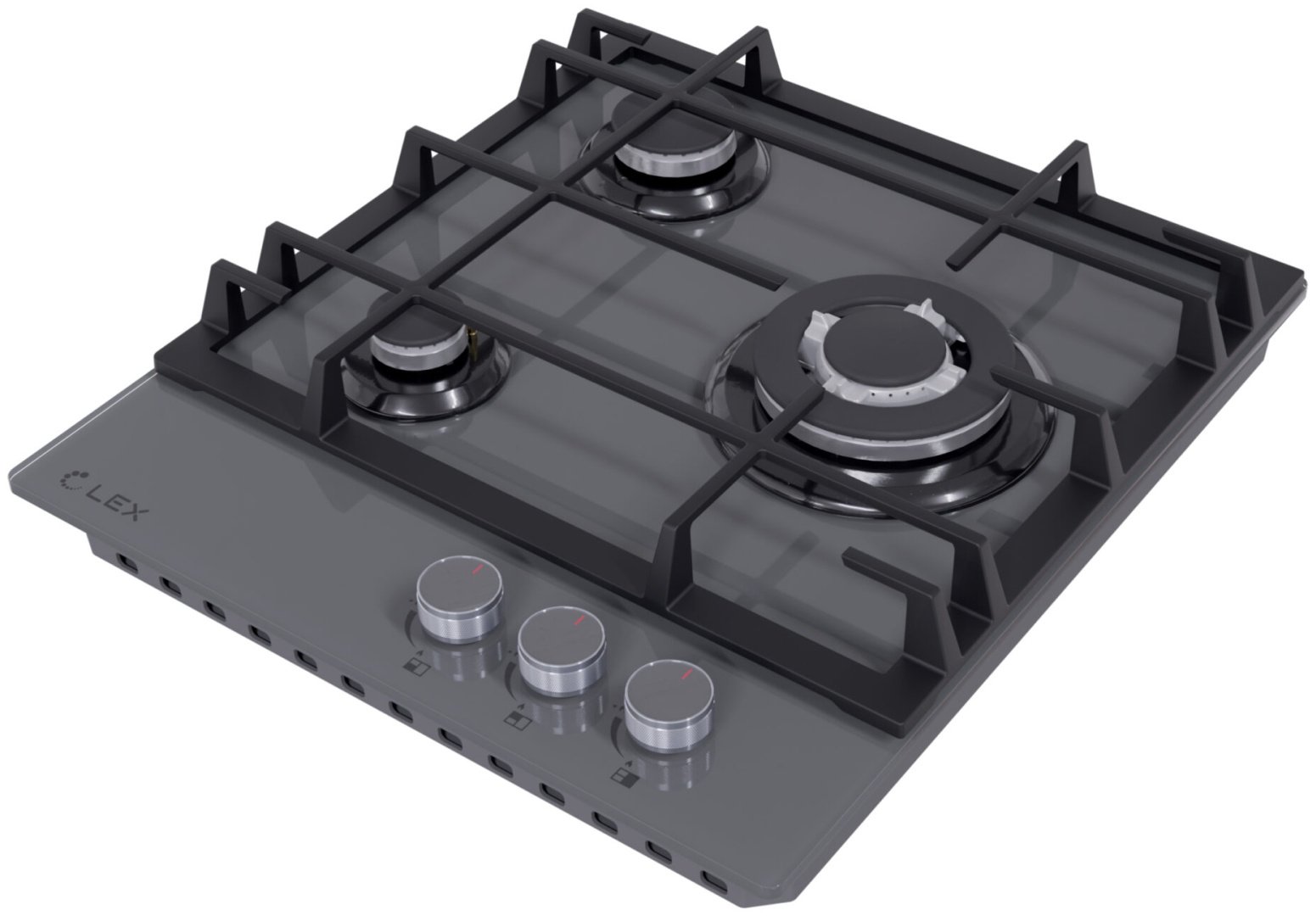 Варочная поверхность LEX GVG 435 GR серый купить,NaN