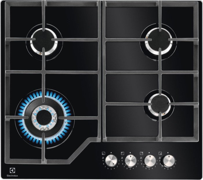 Варочная поверхность Electrolux KGG 64362 K черный, серебристый купить,NaN