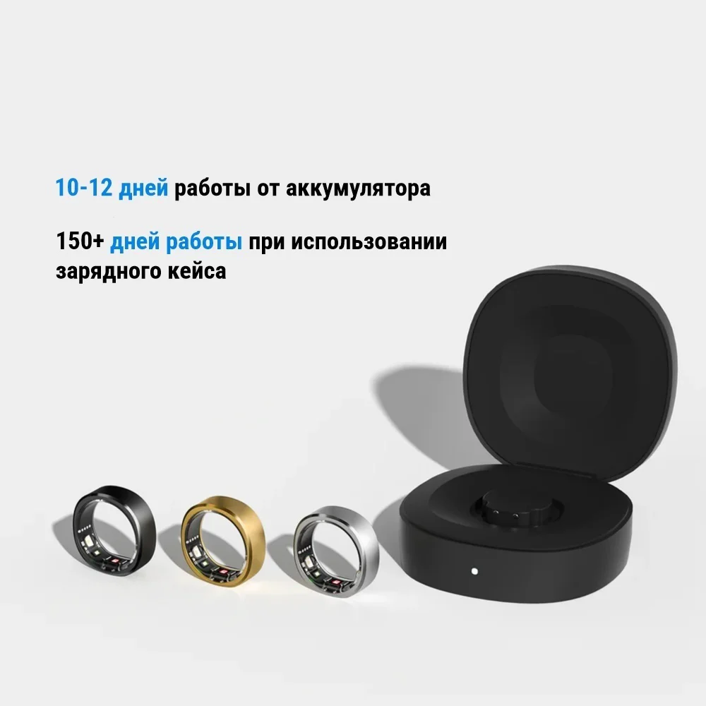 Смарт-кольцо RingConn Gen 2 #13 черный 22-22.5р