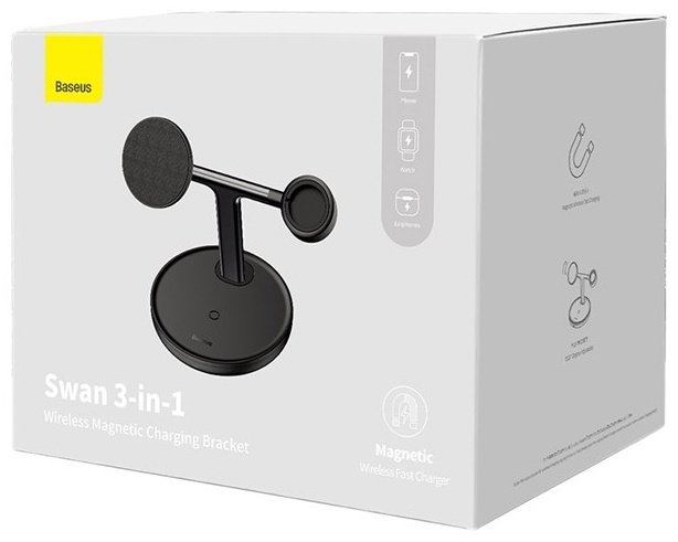 Зарядное устройство Baseus Swan WXTE000101 черный купить,NaN