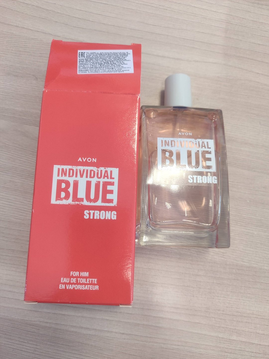 Avon INDIVIDUAL BLUE STRONG для него туалетная вода EDT 100 мл, для мужчин купить,4311
