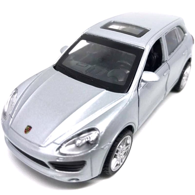  Металлическая машинка Ideal 131094 Porsche Cayenne S серебристая