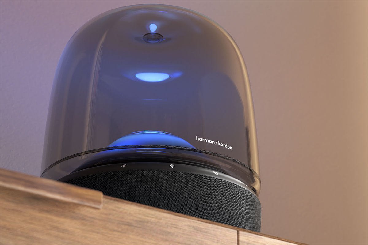 Акустическая система Harman Kardon Aura Studio 5 черный, темно-прозрачный купить,NaN