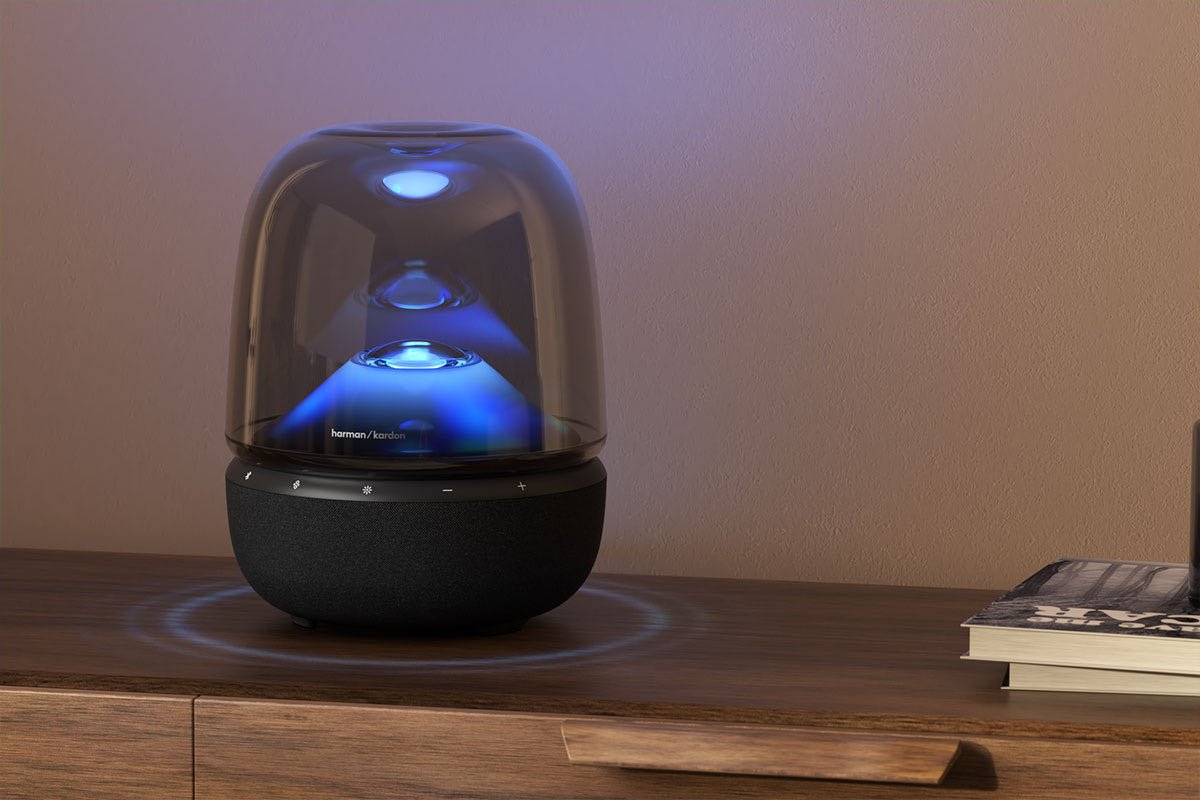 Акустическая система Harman Kardon Aura Studio 5 черный, темно-прозрачный купить,NaN