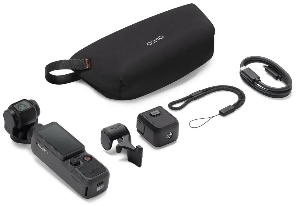 Экшн-камера DJI Osmo Pocket 4 Standard Combo черный