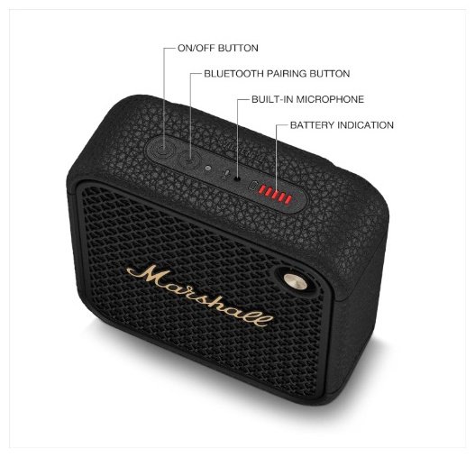 Портативная колонка Marshall Willen II черный купить,NaN