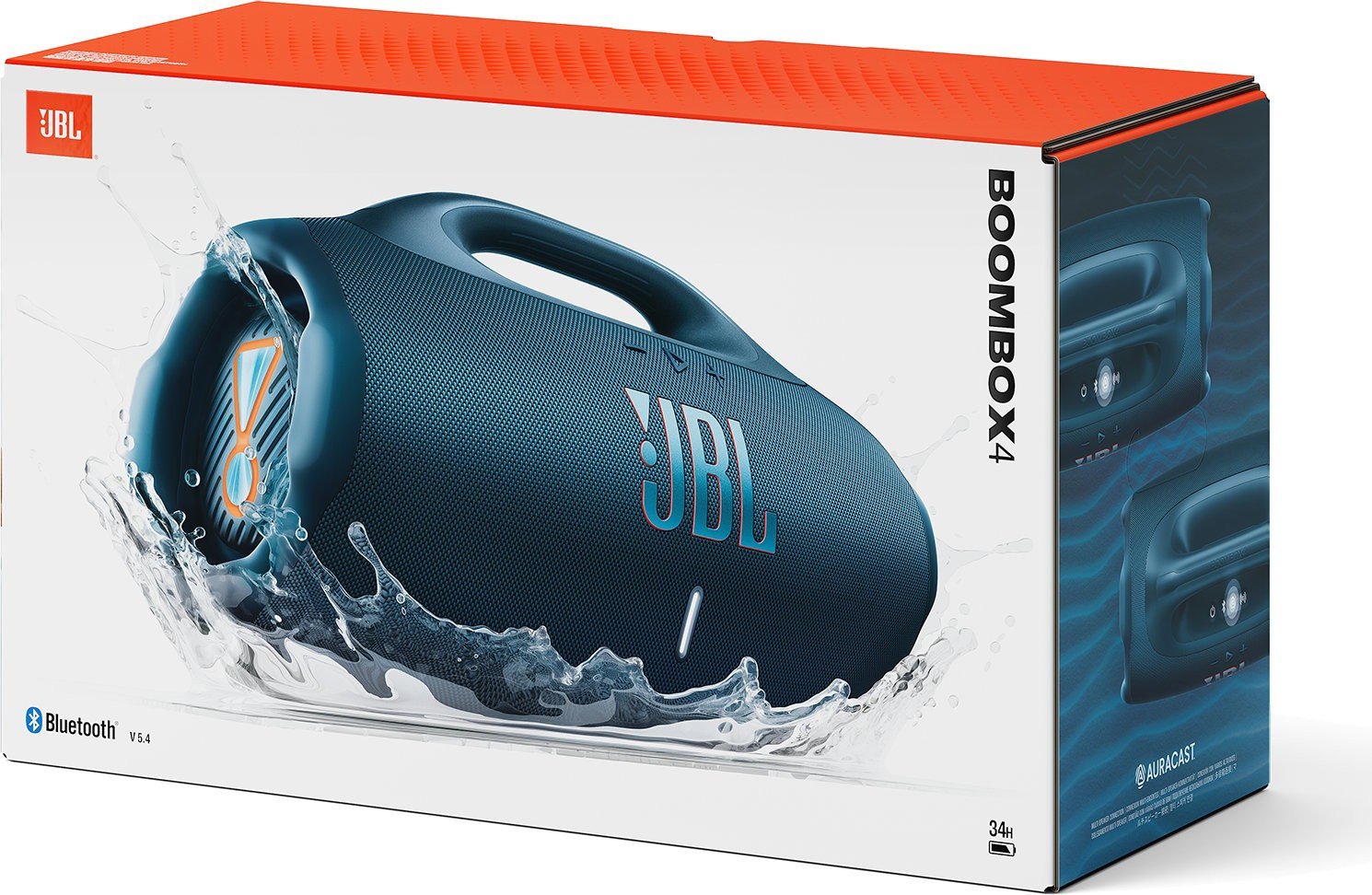 Портативная колонка JBL Boombox 4 синий купить,NaN