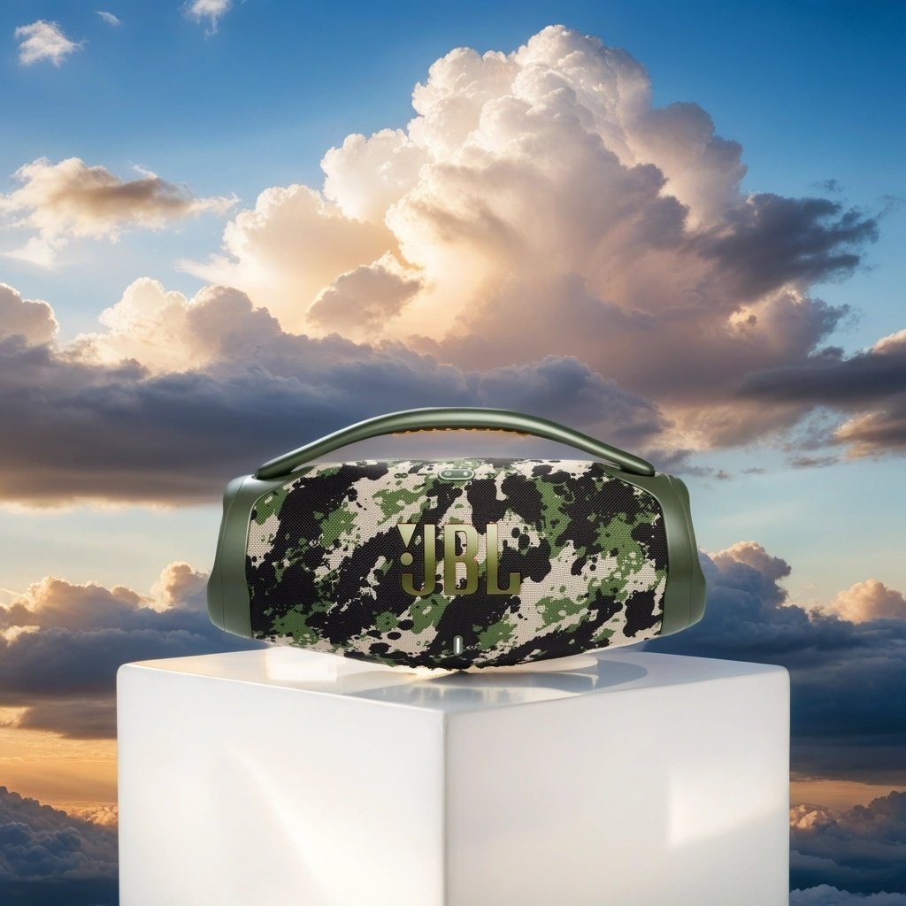 Портативная колонка JBL Boombox 3 зеленый хаки купить,NaN