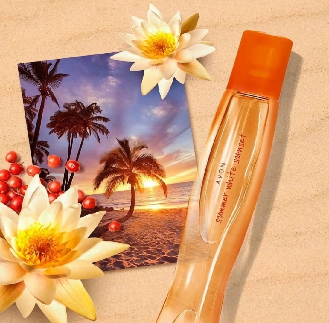 Avon Summer White Sunset туалетная вода EDT 50 мл, для женщин купить,3199