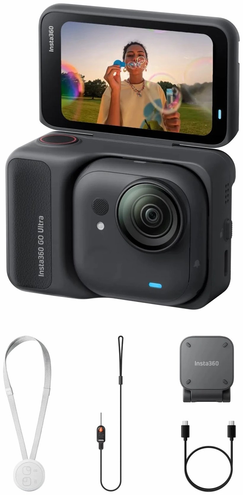 Экшн-камера Insta360 GO Ultra черный