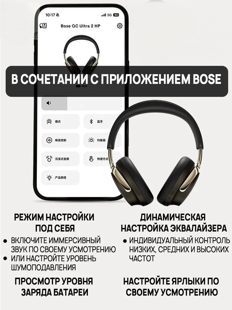 Наушники Bose QuietComfort Ultra черный купить,NaN