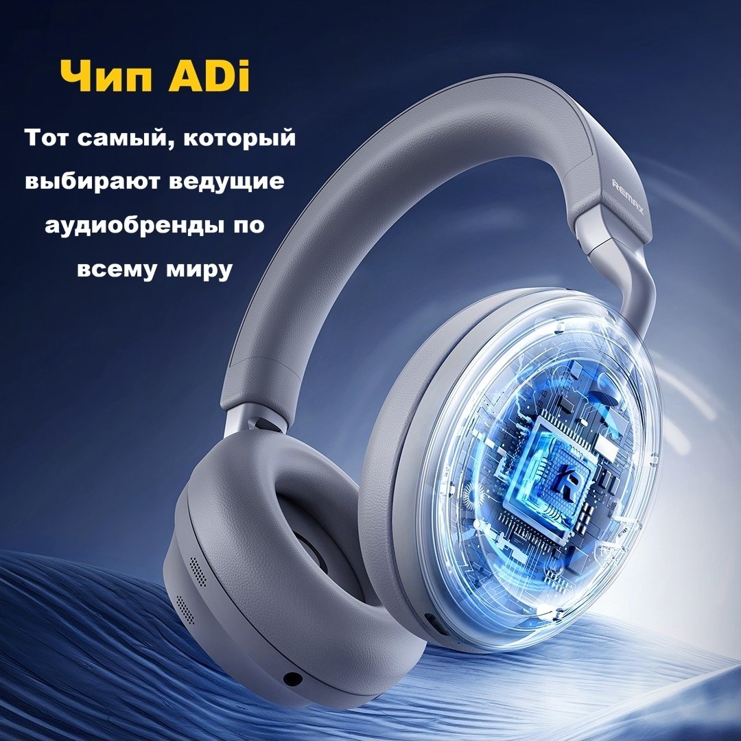 Наушники Remax RB-950HB Наушники с ANC черный купить,NaN