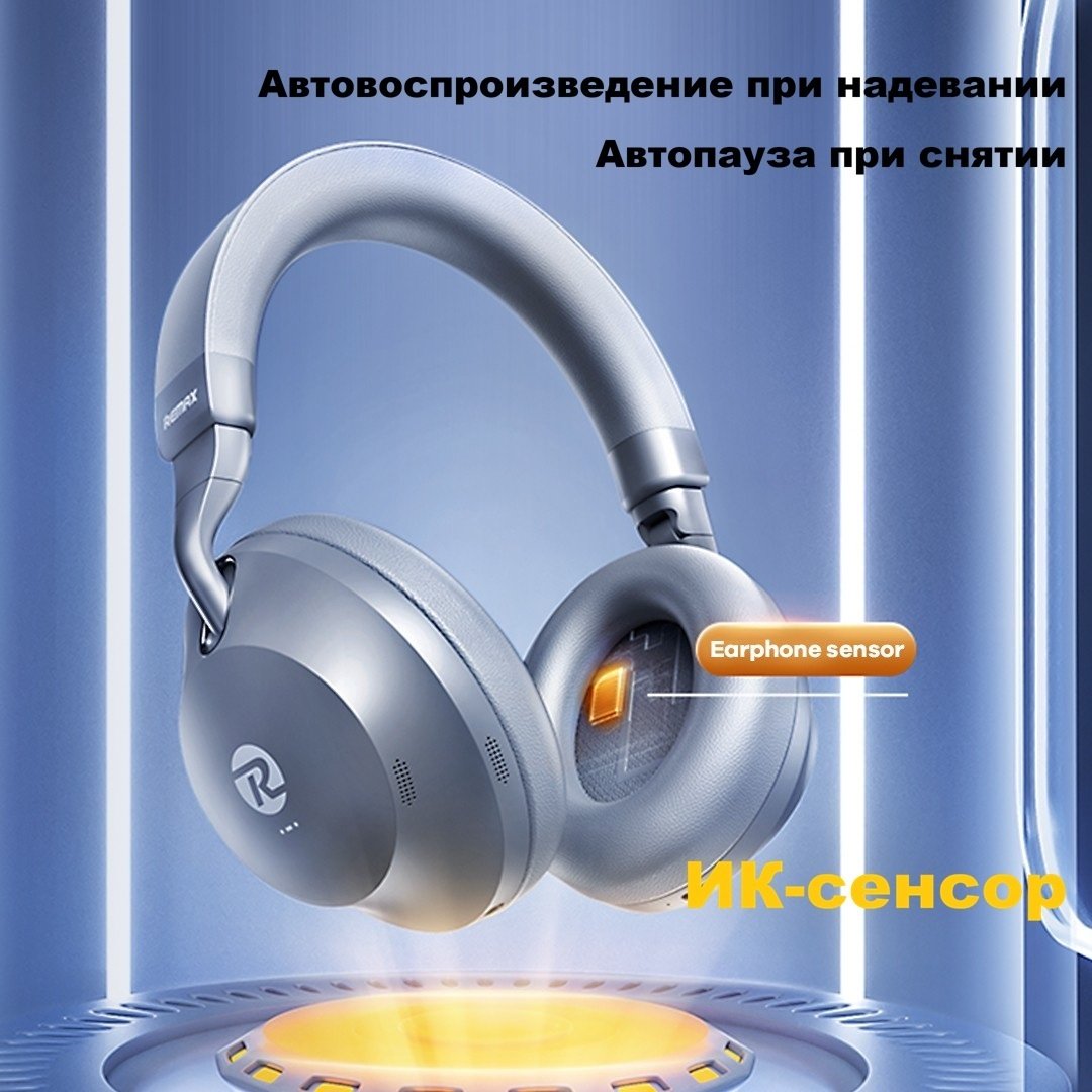 Наушники Remax RB-950HB Наушники с ANC черный купить,NaN