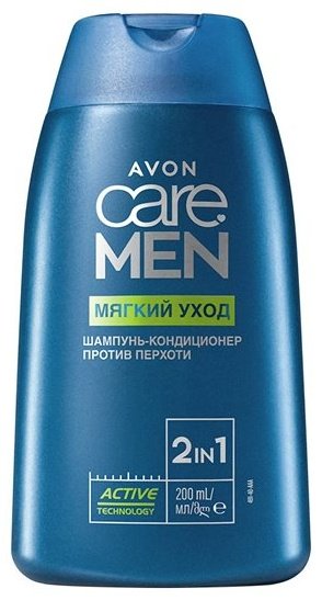 Avon Care Men 2 в 1 Мягкий уход шампунь 200 мл купить,1410