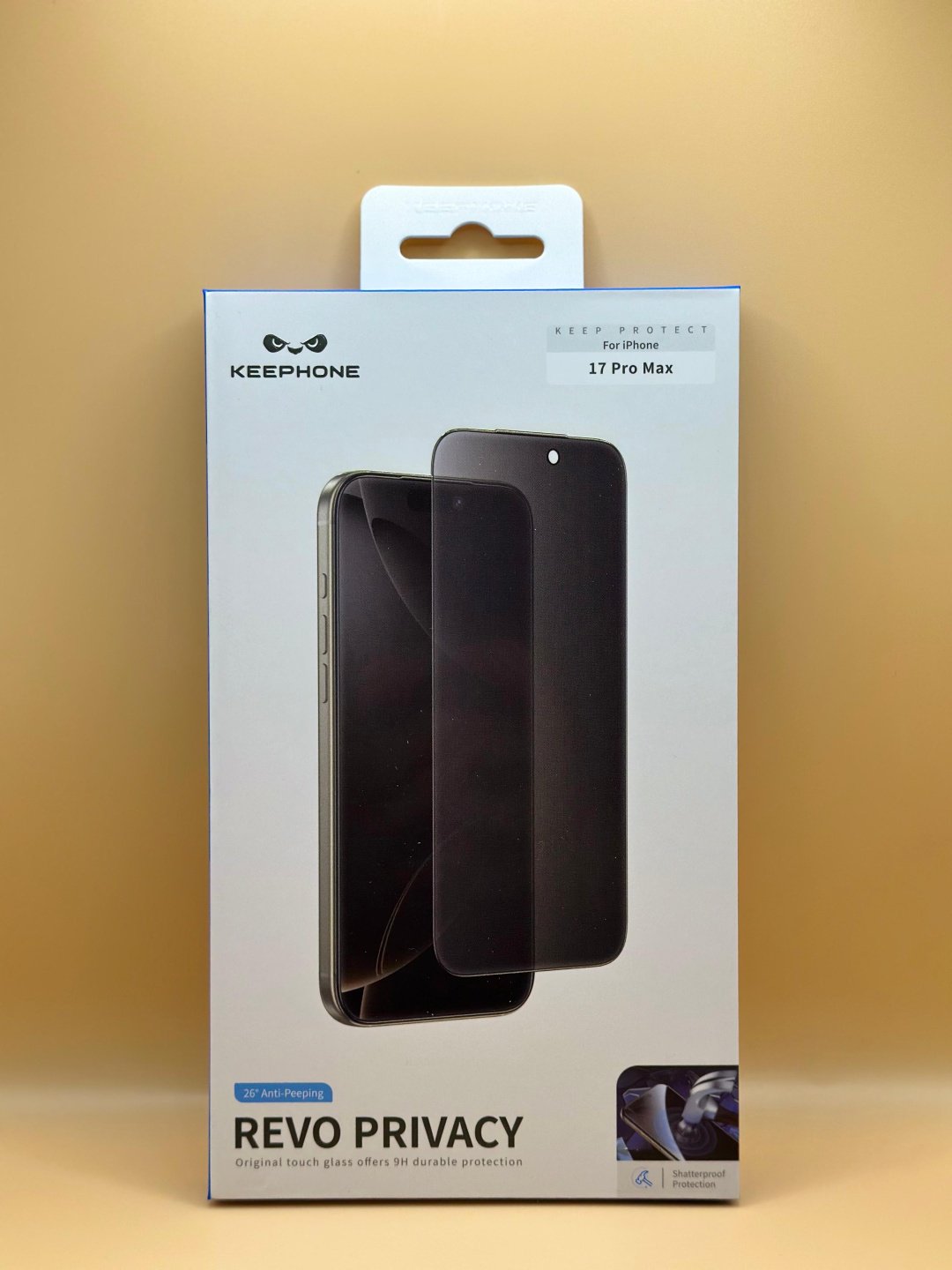 Стекло KeepHone для Apple iPhone 17 Pro Max черный купить,NaN