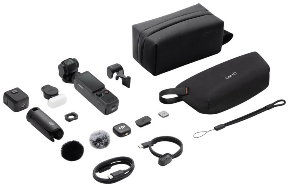 Экшн-камера DJI Osmo Pocket 4 Creator Combo черный