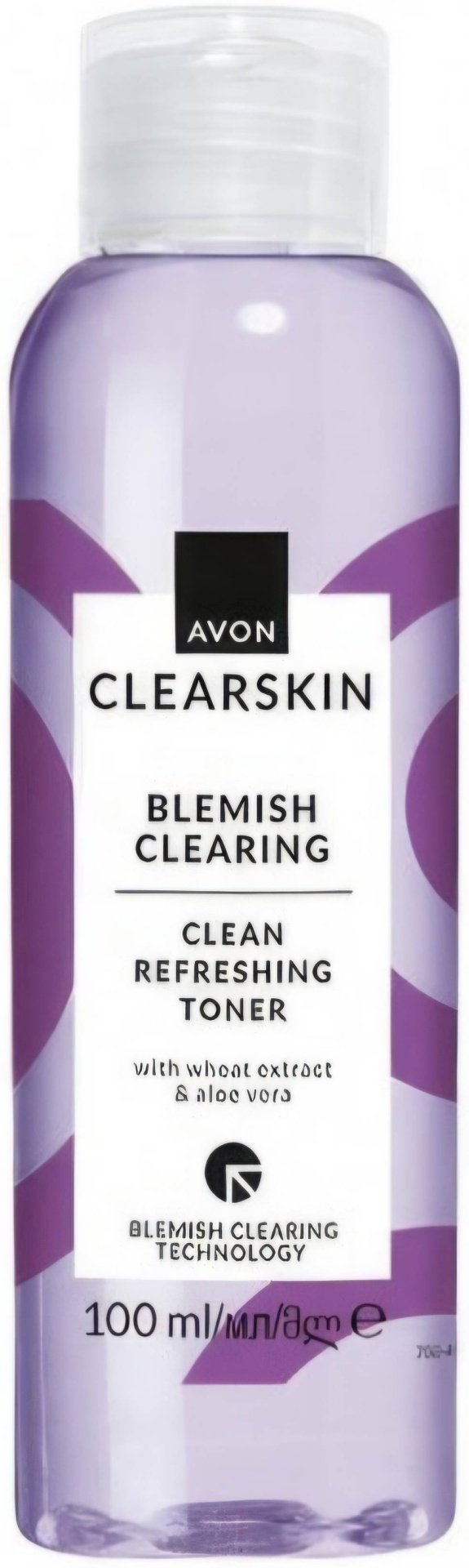 Avon тоник CLEARSKIN "Для проблемной кожи"с экстрактом пшеницы и алоэ вера 100 мл купить,1798