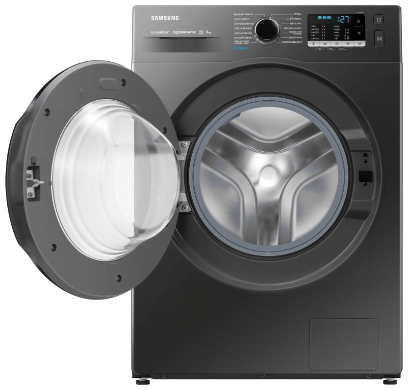 Стиральная машина Samsung WW80AKAS22AXLT черный купить,215000