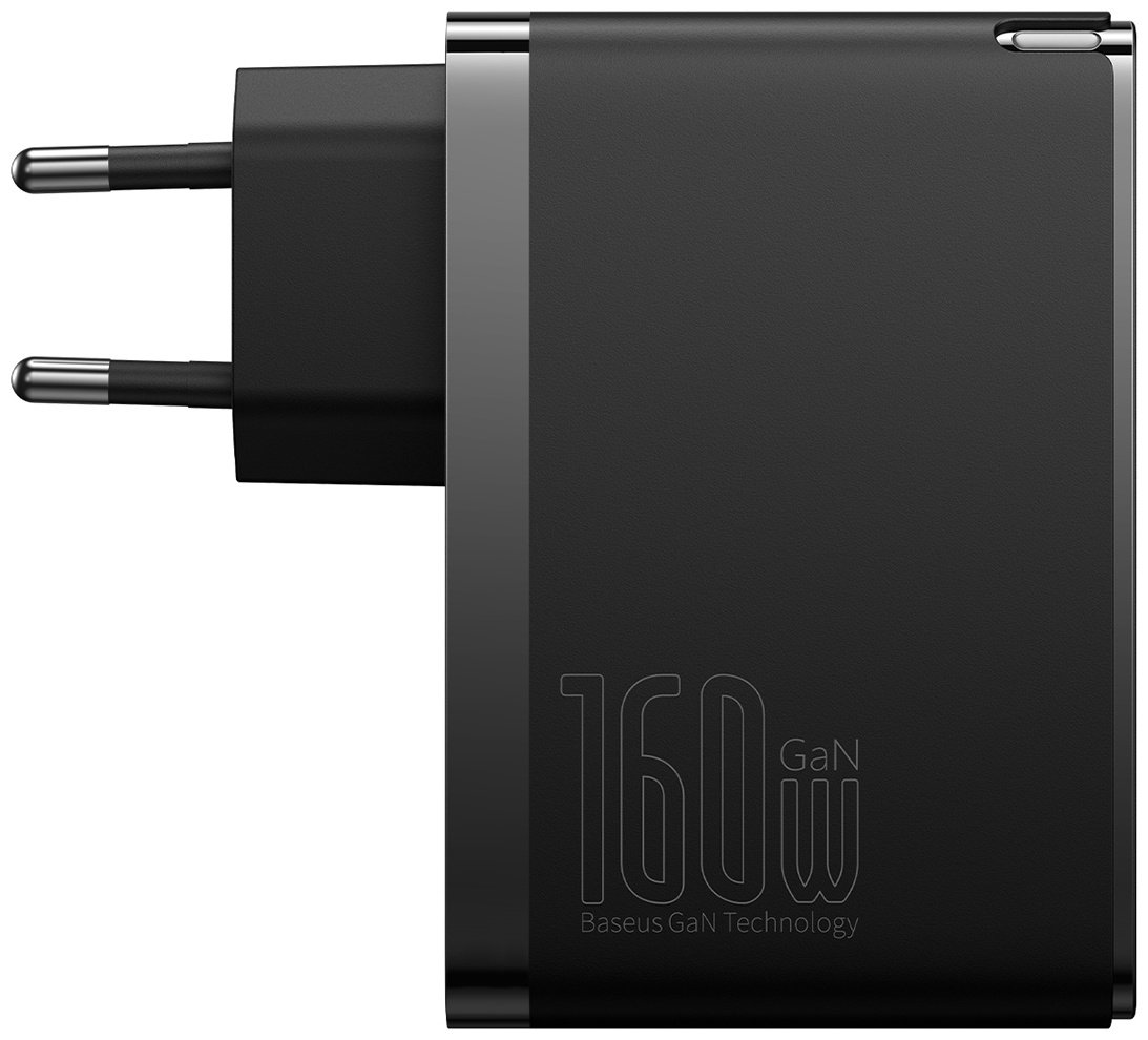 Зарядное устройство Baseus GaN5 Pro 2C+U 160W USB Type-C, USB черный купить,NaN