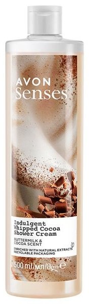 Avon Senses Изысканные сливки и какао крем-гель 500 мл купить,1998